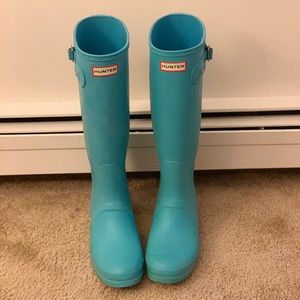 Tiffany Blue Hunter Rain Boots